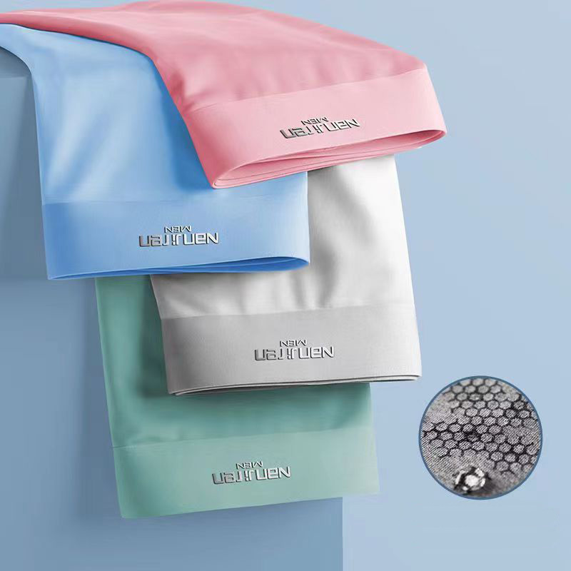 Multi Pack Underwear - 4 szt. Bielizna męska lodowy jedwab
