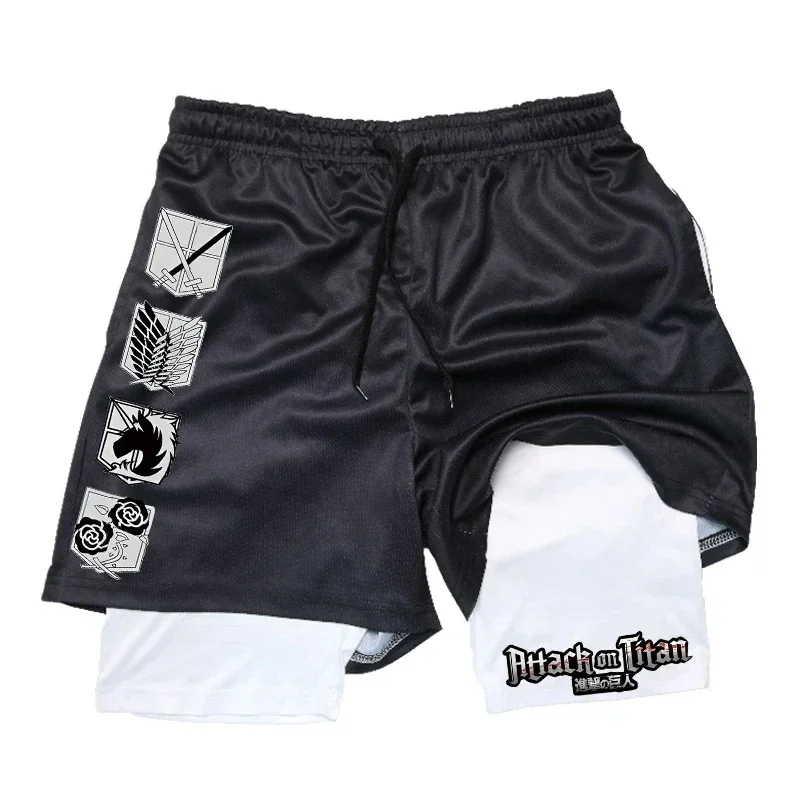 Compression Shorts Athletes - Anime Attack on Titan 2 w