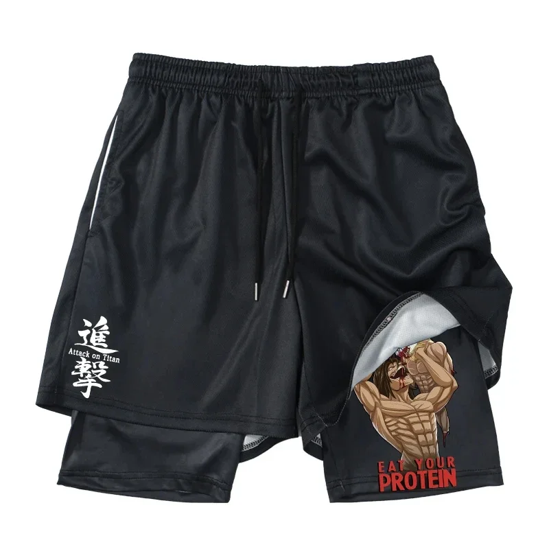 Anime Attack on Titan 2 w 1 Sp – Compression Shorts Athletes recenzja i cena