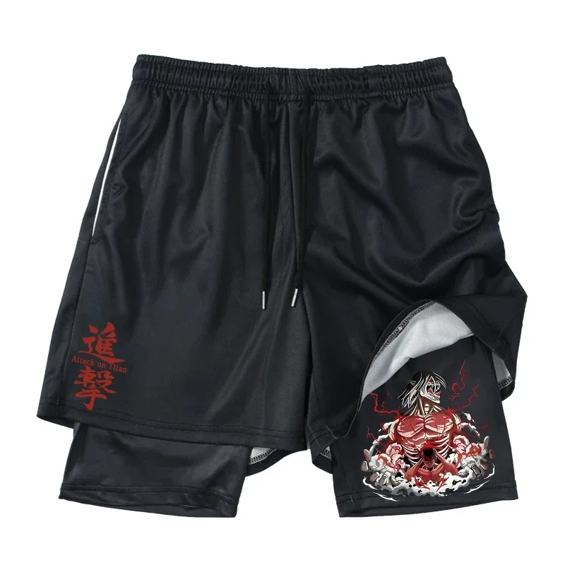 Anime Attack on Titan 2 w 1 Sp – Compression Shorts Athletes recenzja i cena